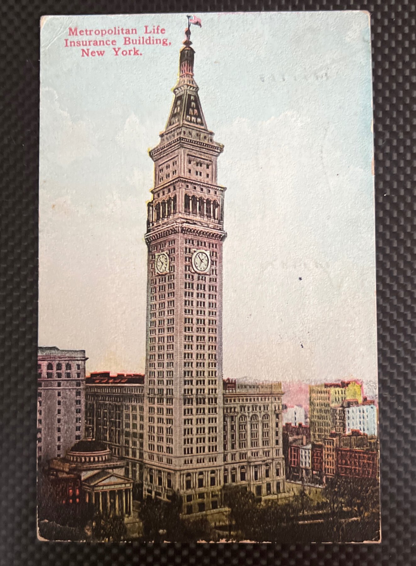 Postcard 1912 Metropolitan Life Insurance Building New York NY Used Pre-Linen