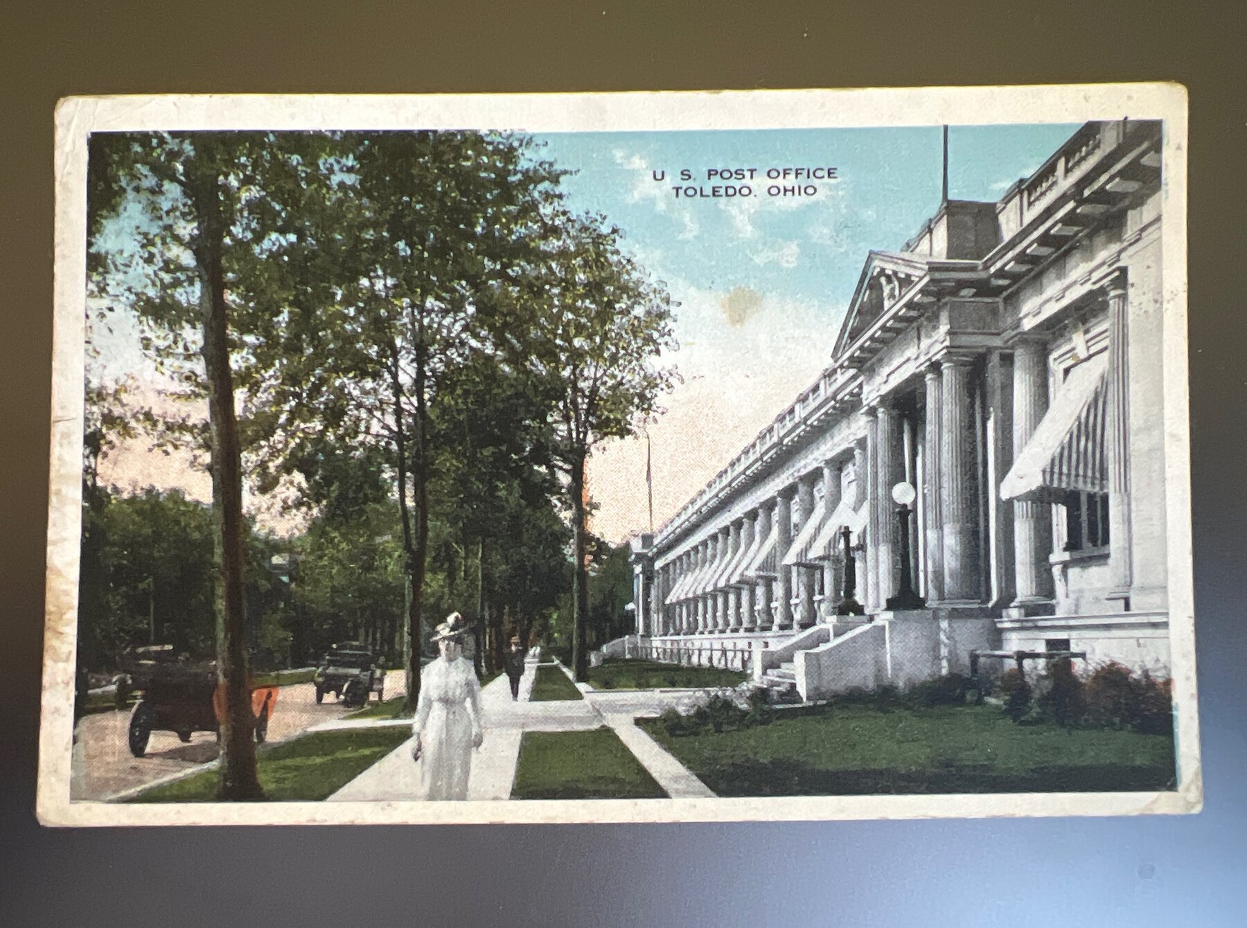 US Post Office Toledo Ohio Federal Building CommercialChrome Postcard 1916