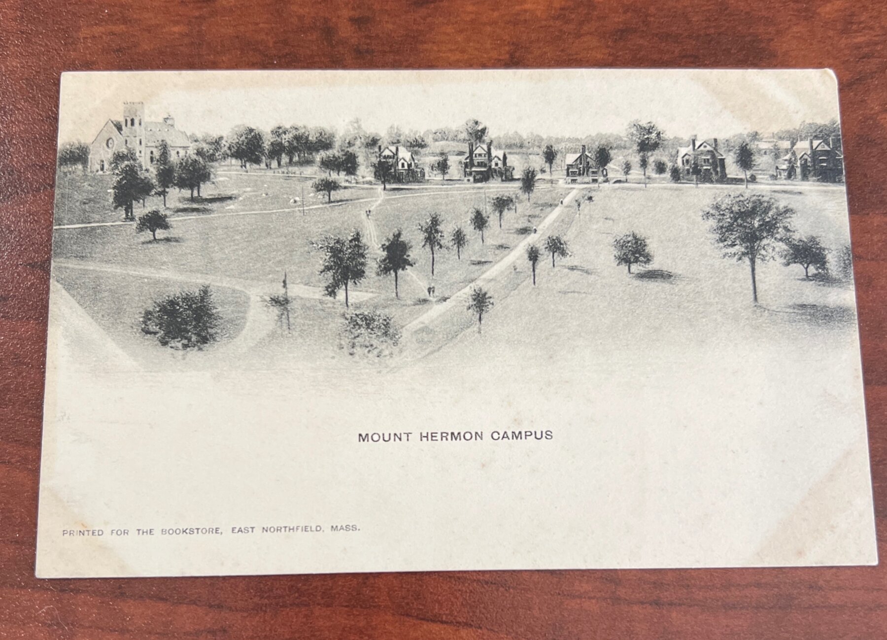 Mount Hermon Campus East Northfield Massachusetts Postcard 1900