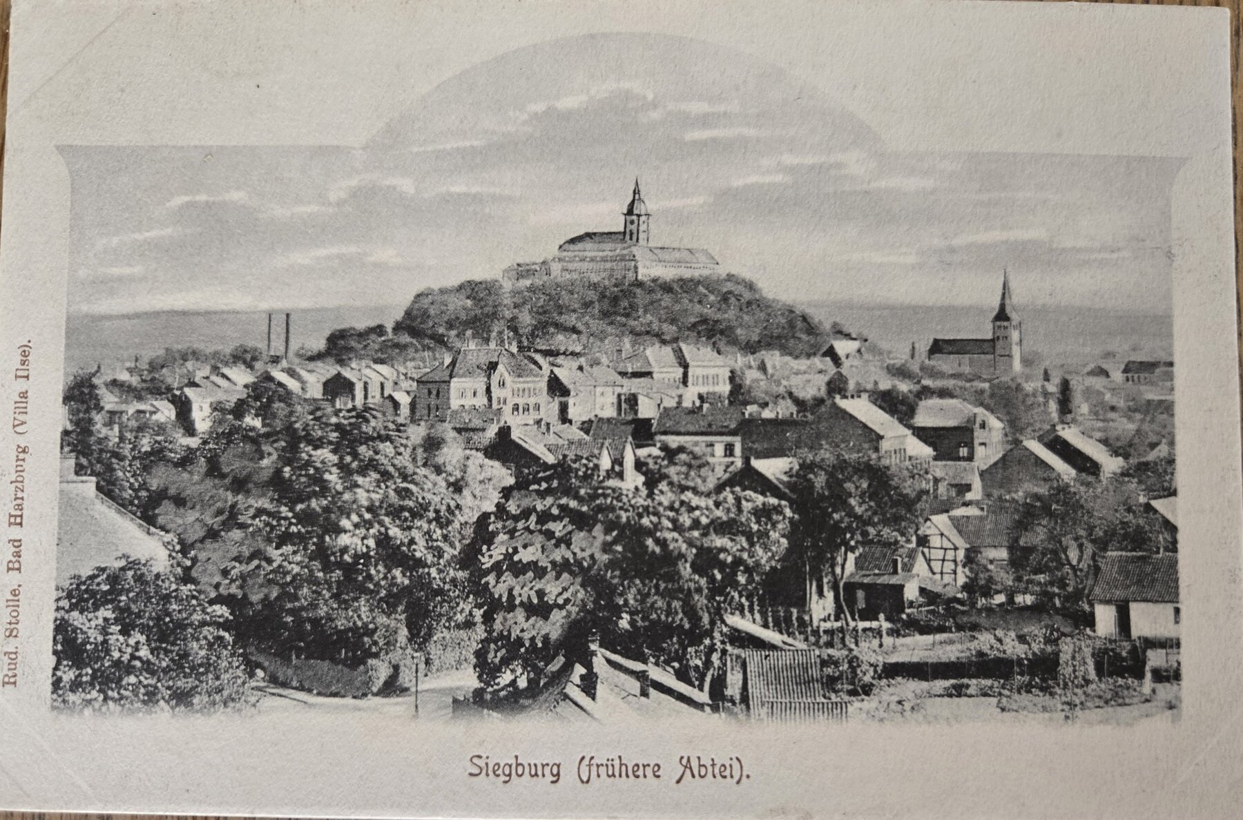 Siegburg Former Abbey Brölthaler-Eisenbahn Official No.1 Postcard 1900