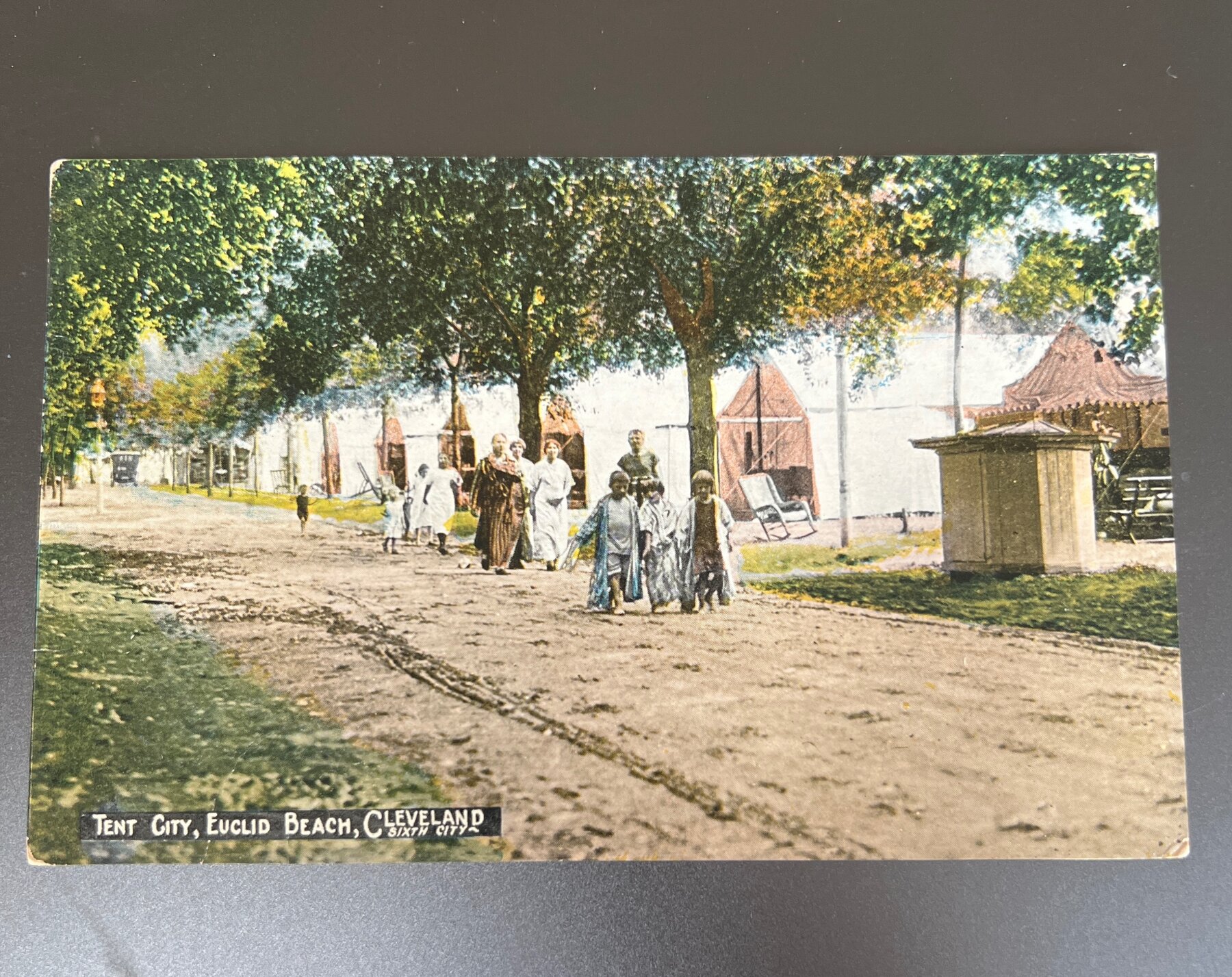 Tent City Euclid Beach Park Cleveland Ohio Sixth City Postcard 1910