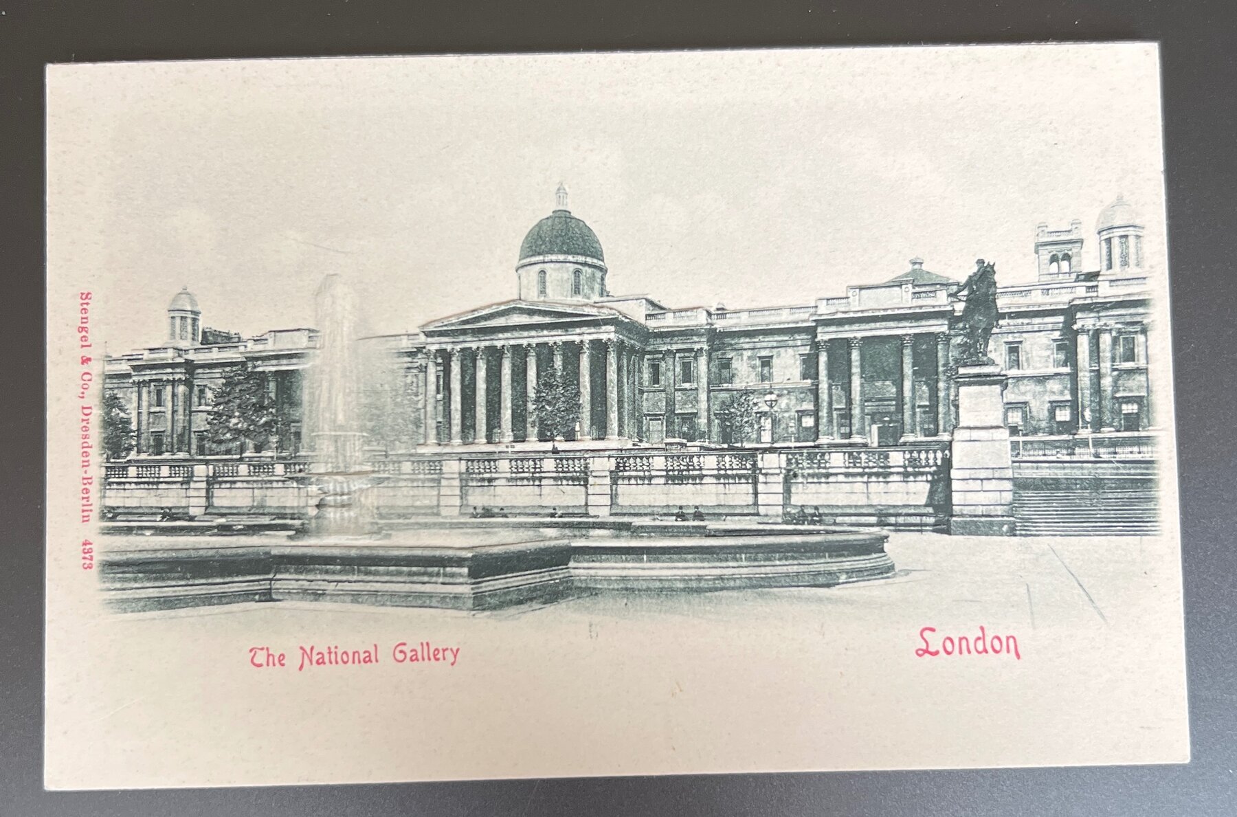 National Gallery London England Stengel Postcard c1900