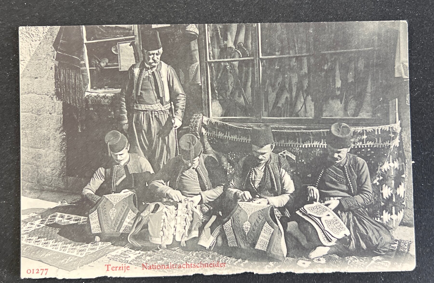 Bosnia Ragusa Dubrovnik Terzije Tailors National Costume Postcard c1905 Tosovic