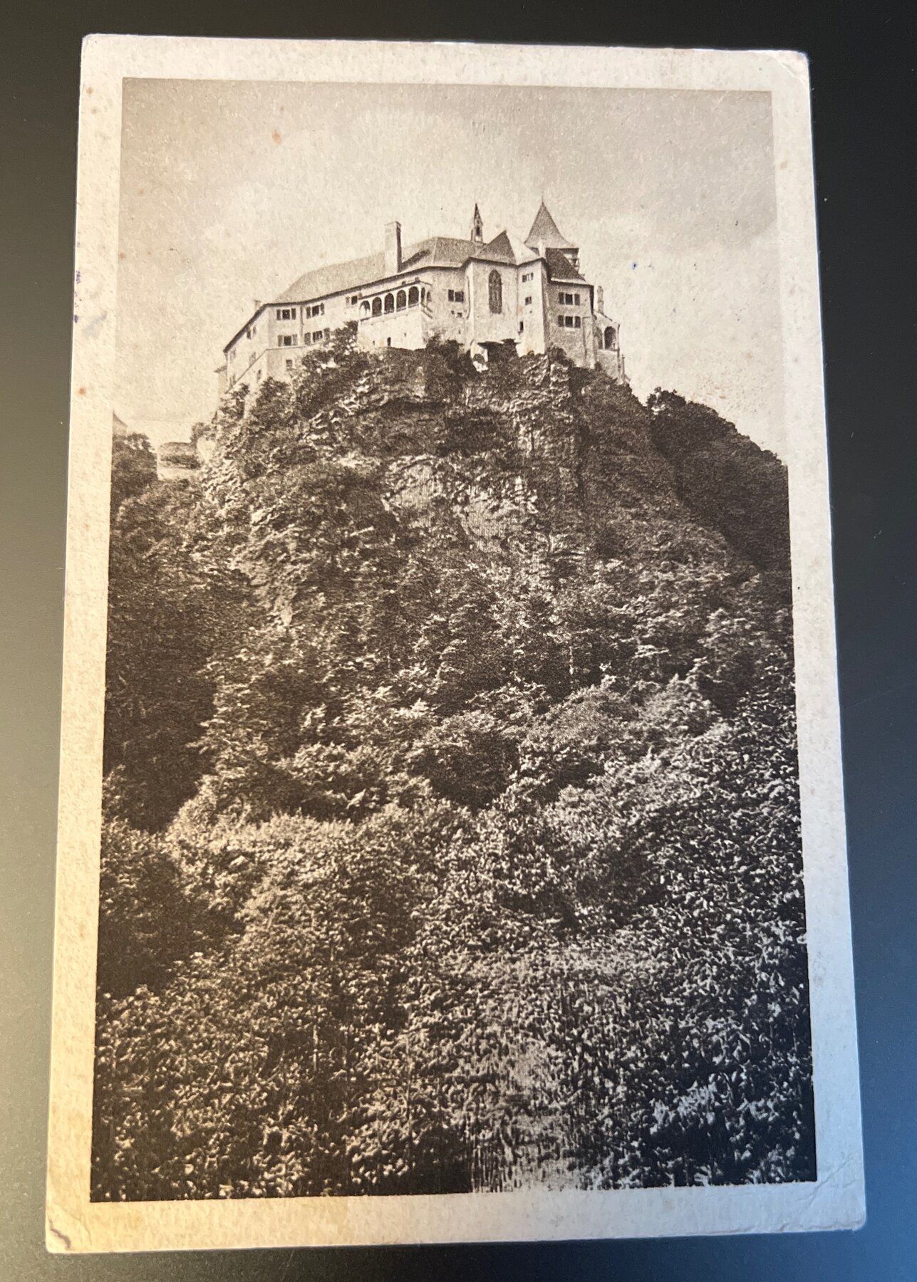 Postcard 1923 Rosenburg Castle Kamptal Austria Pre-Linen Schloss hilltop