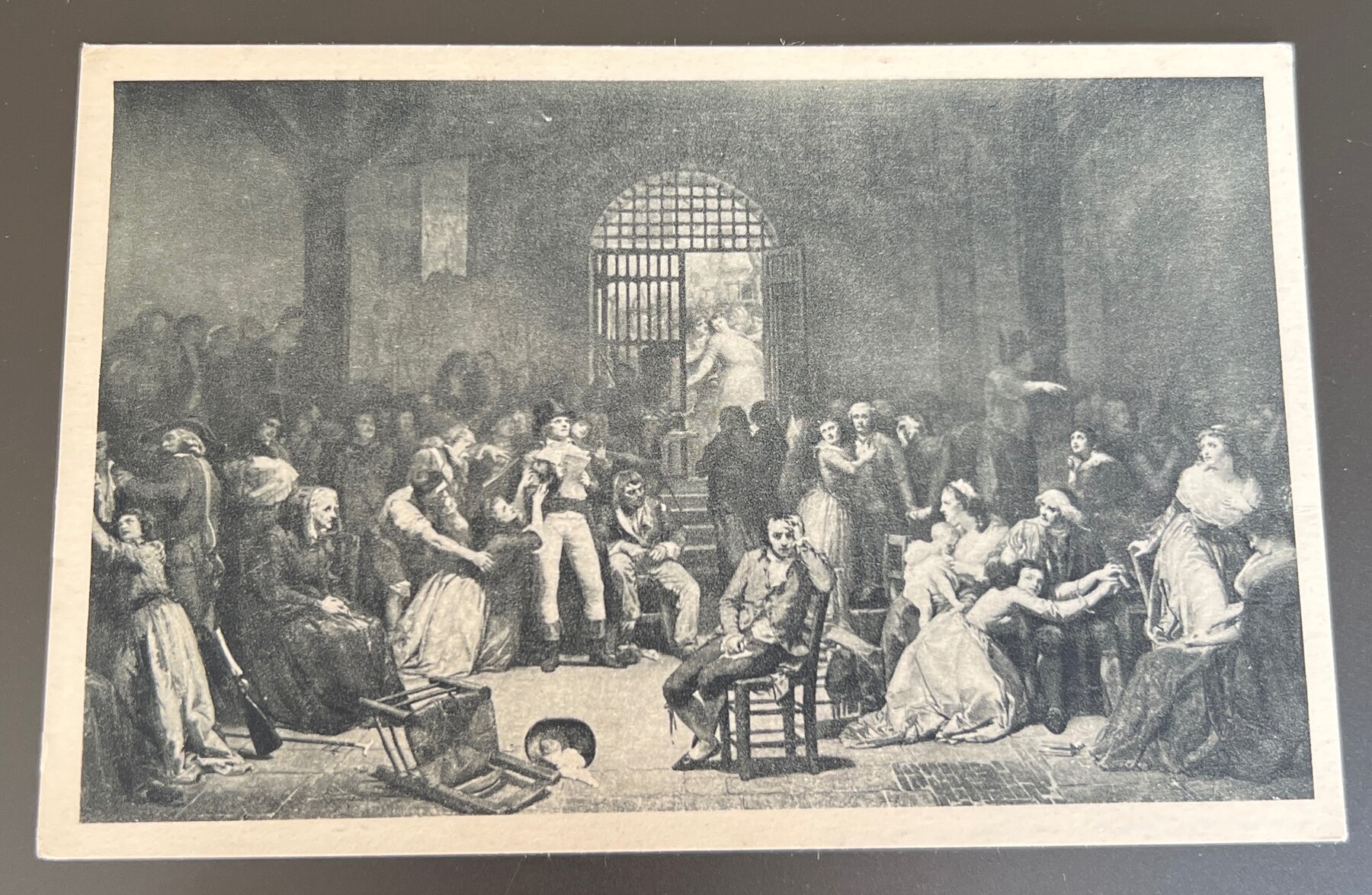 Postcard 1900s Appel Dernières Victimes Terreur Muller French Revolution Art