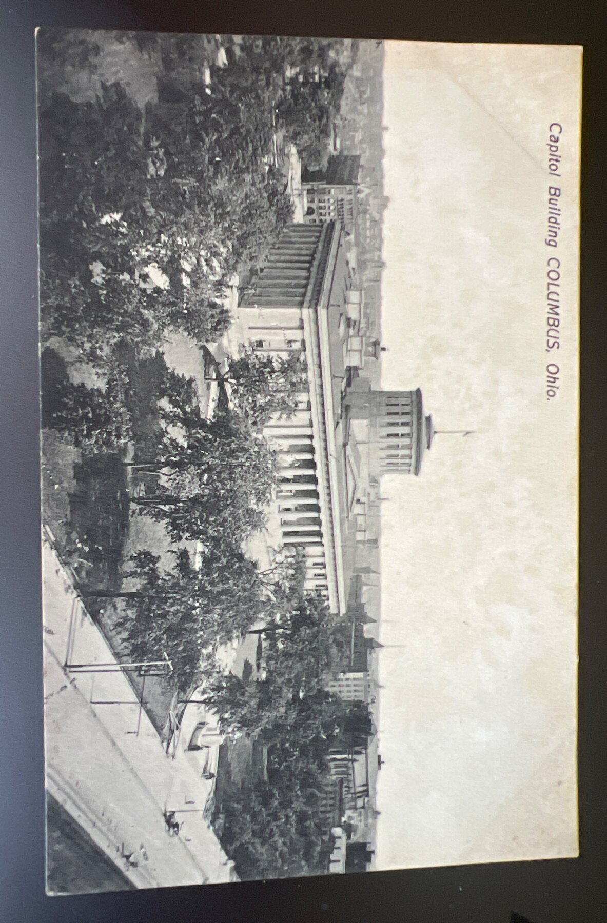 Ohio State Capitol Building Columbus Ohio Germany Photo Postcard 1907