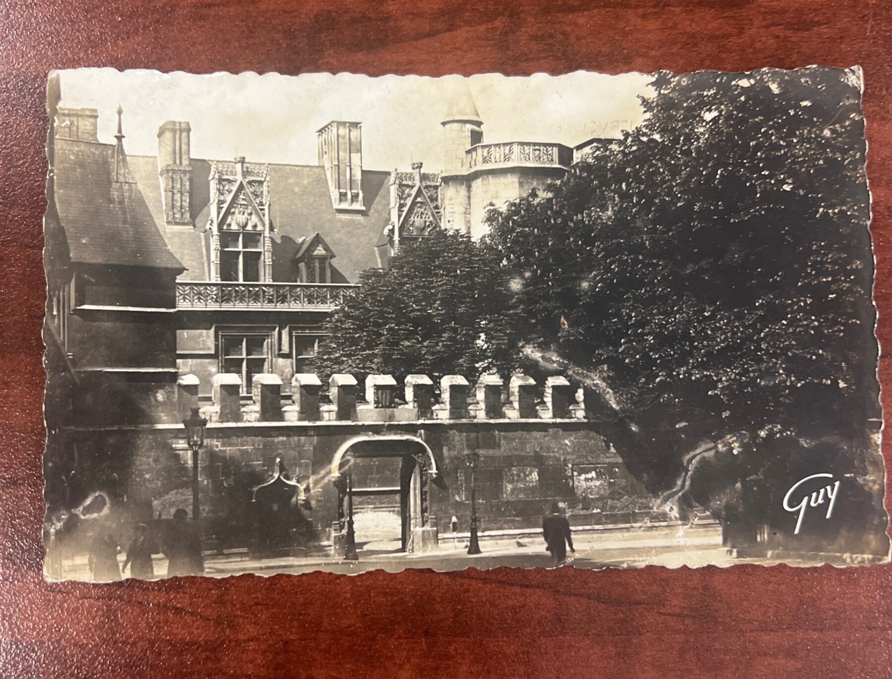 Musee de Cluny Paris Facade Exterieure France Postcard 1940s