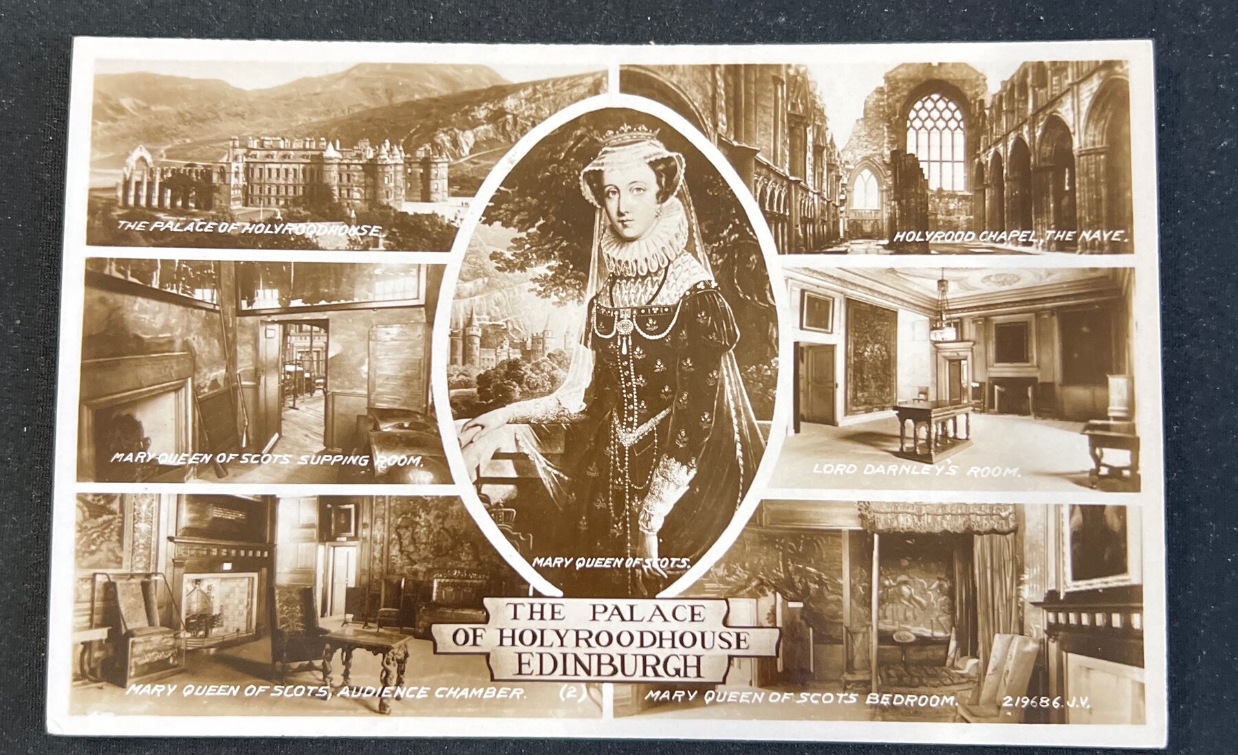 RPPC Palace of Holyroodhouse Edinburgh Scotland Postcard c1940