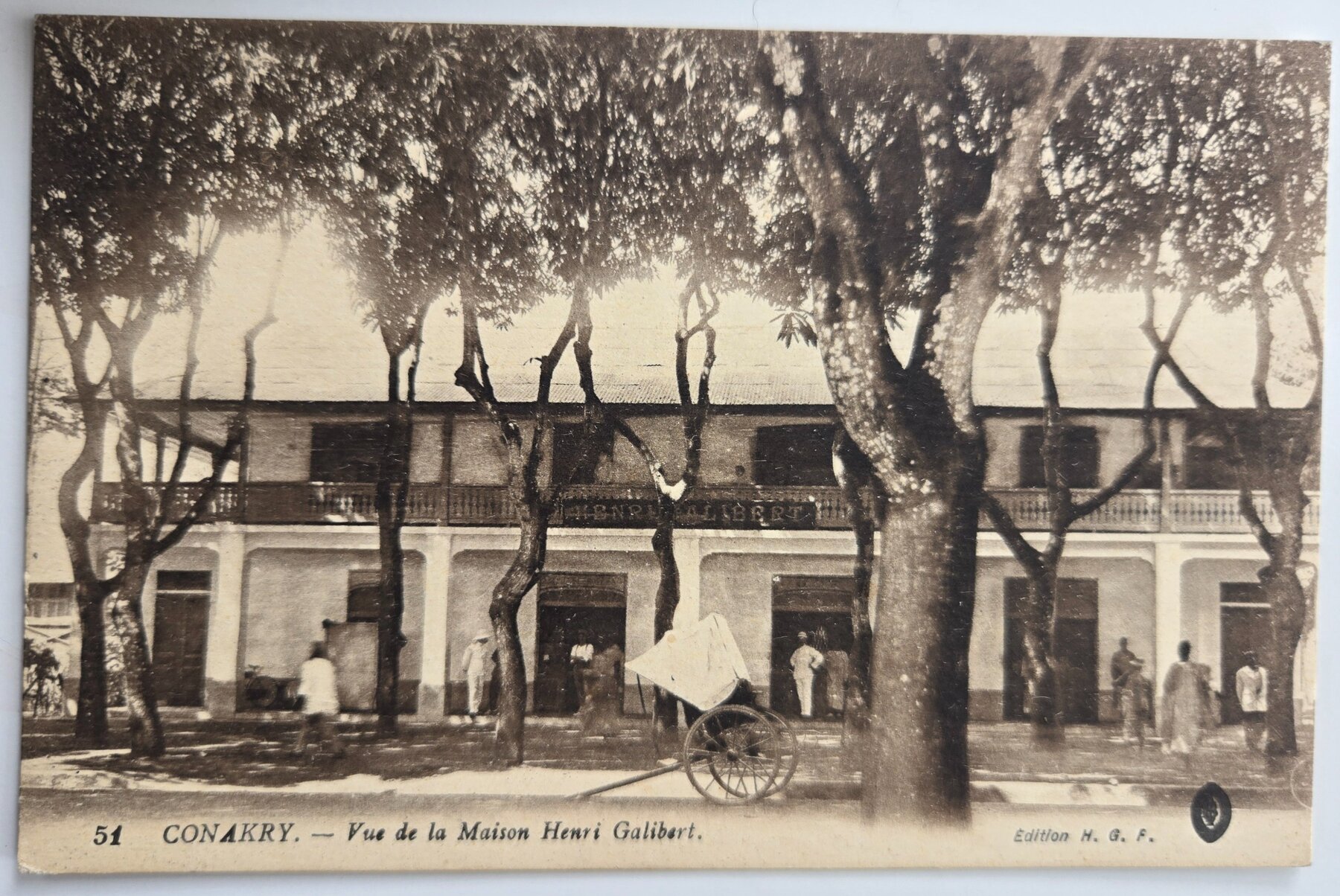 Conakry French Guinea Maison Henri Galibert Africa Postcard 1910