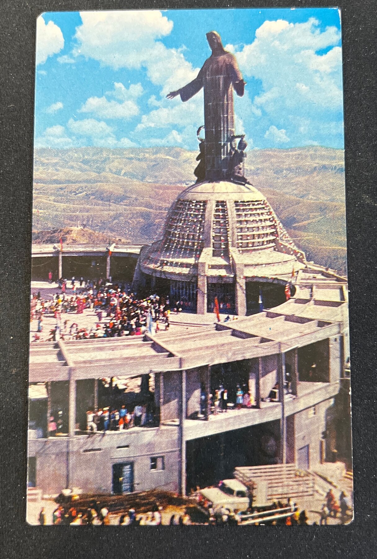 Cristo Rey Cerro del Cubilete Silao Guanajuato Mexico Postcard 1960s