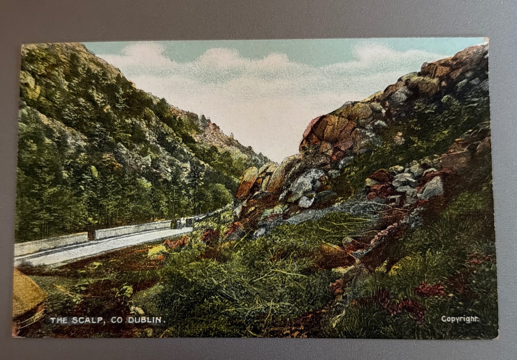 Postcard 1905 The Scalp Mountain Pass Co Dublin Ireland Chas L Reis Chrome