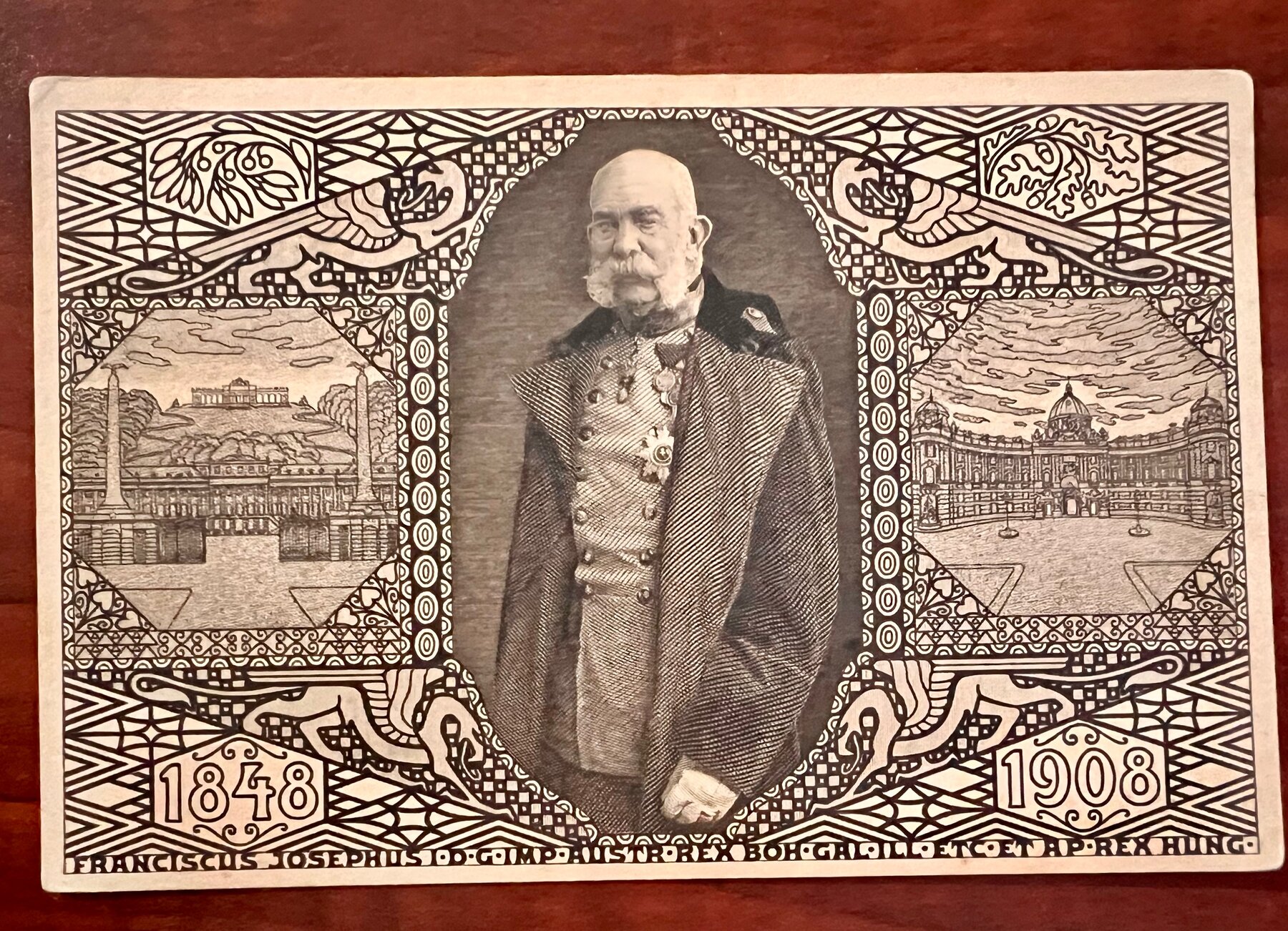 Austria Franz Joseph Jubilee Postal Stationery 5 Heller Postcard 1908