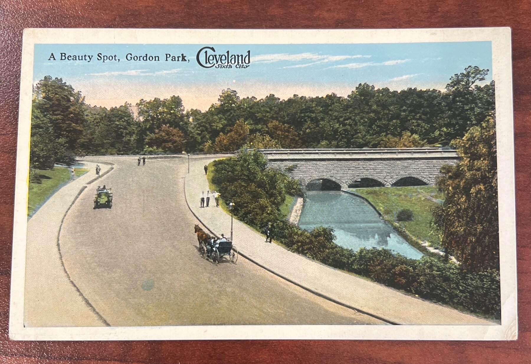 Gordon Park Beauty Spot Cleveland Ohio Sixth City Postcard 1910s