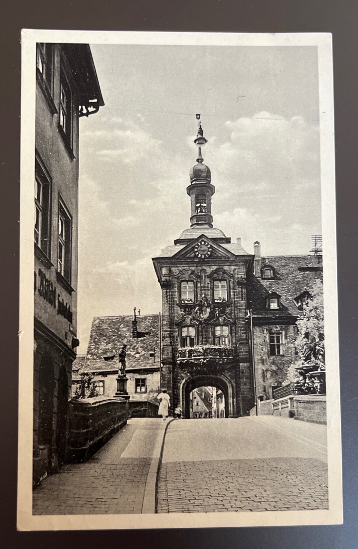 Postcard RPPC 1939 Bamberg Altes Rathaus Old Town Hall Germany Deutsches Reich