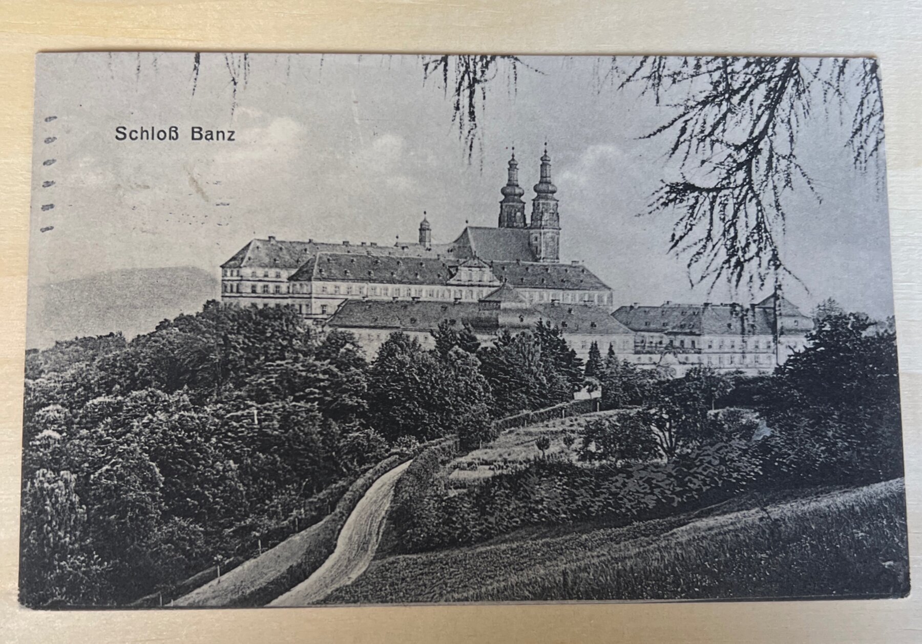 Schloss Banz Monastery Bavaria Germany Postcard 1929