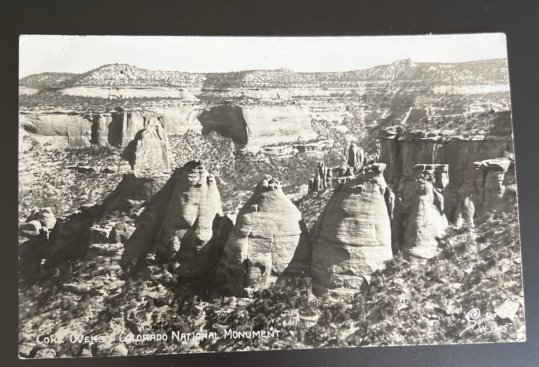 Postcard RPPC Coke Ovens Colorado National Monument Sanborn W-1845