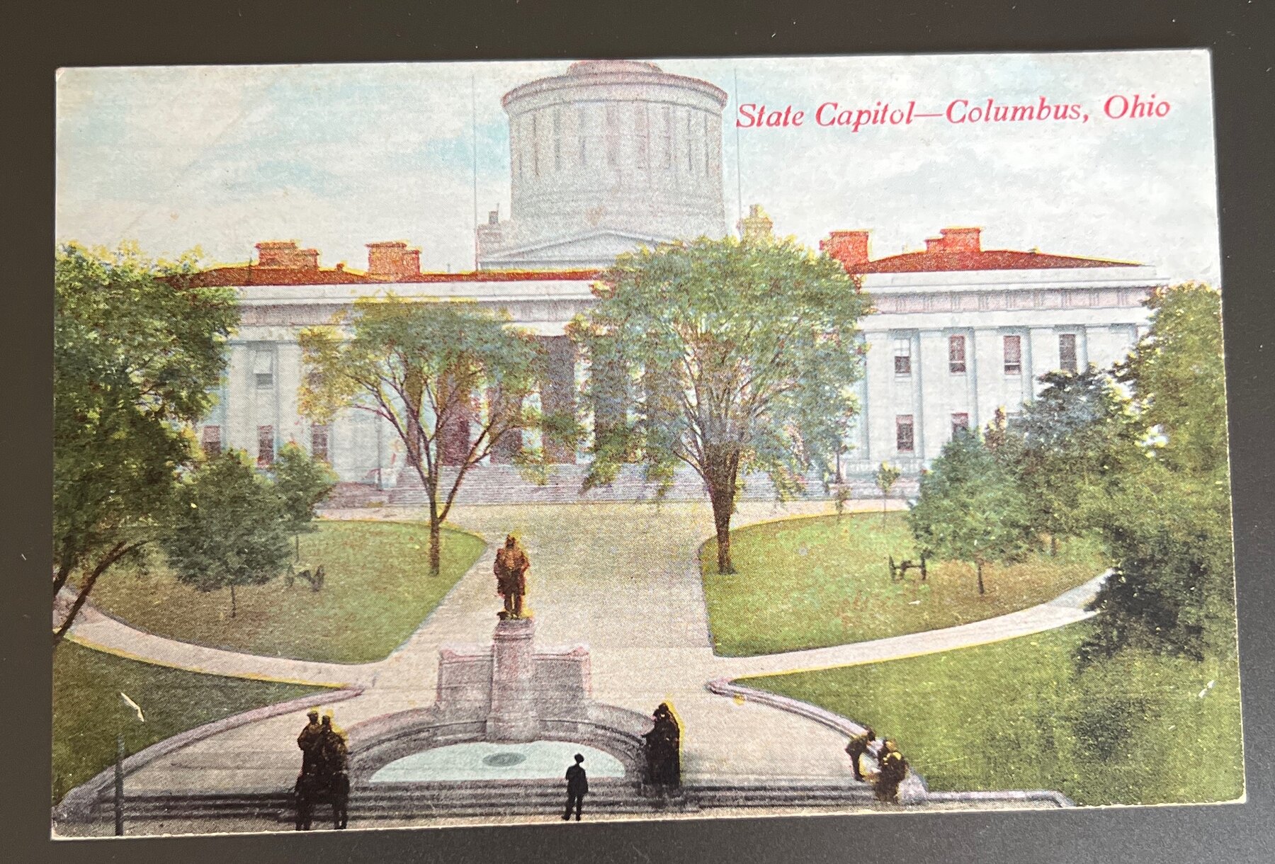Postcard 1907-10 State Capitol Columbus Ohio Litho Unused Undivided Back UDB
