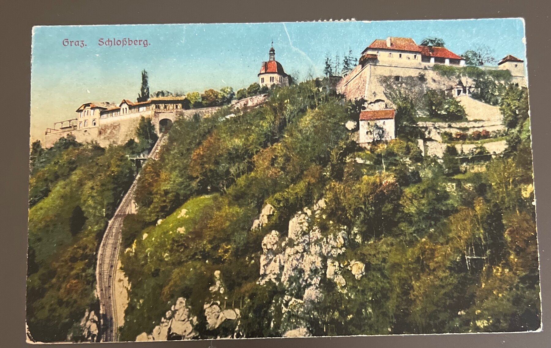 Postcard 1913 Graz Schlossberg Austria Pre-WWI K.u.K. 10 Heller Stamp Mailed