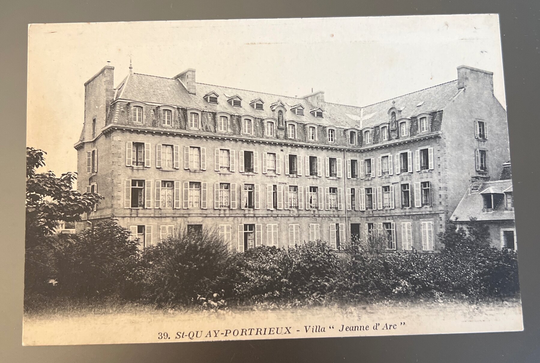 Postcard 1905 St-Quay-Portrieux Villa Jeanne d'Arc Brittany France Pre-Linen