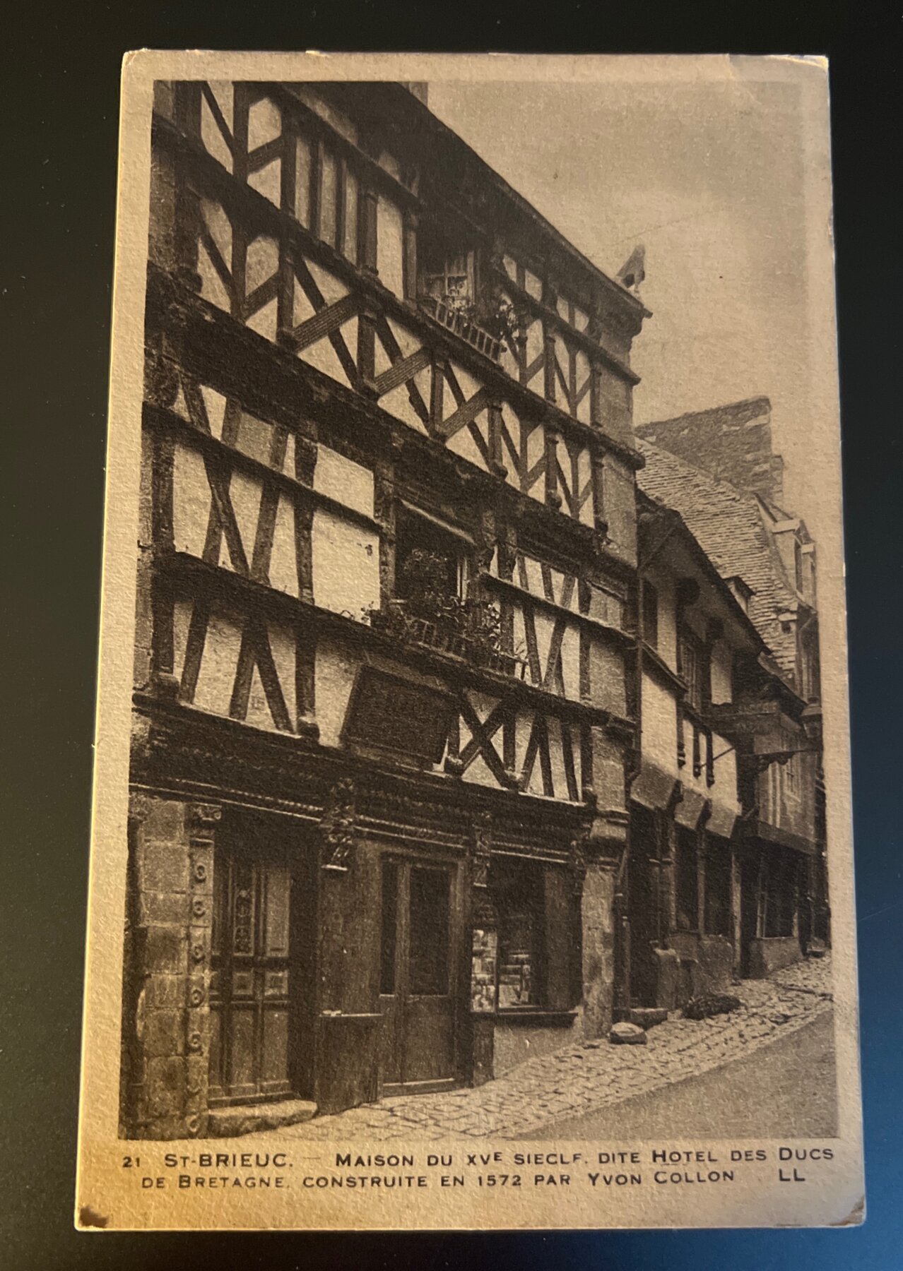 Postcard 1904 St-Brieuc Hotel des Ducs de Bretagne France Lévy LL #21