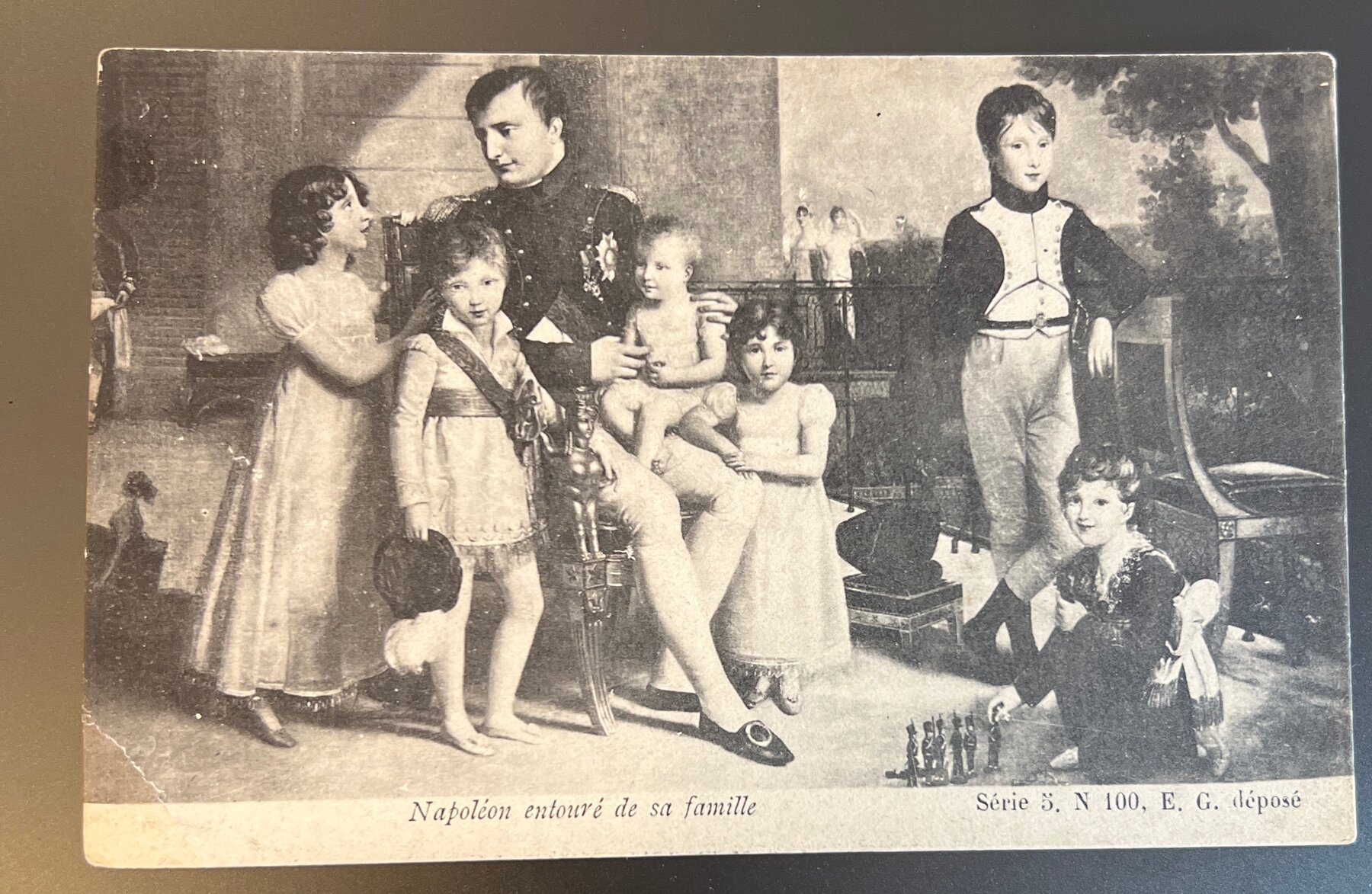 Postcard Napoleon Entouré de sa Famille Family Portrait c1903 French Art Card