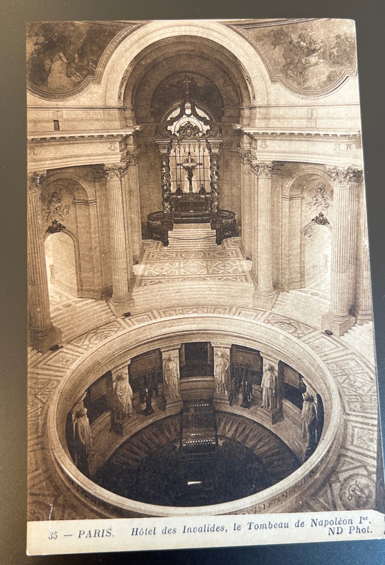 Postcard 1900s Paris Hotel des Invalides Tomb Napoleon I ND Phot No 35