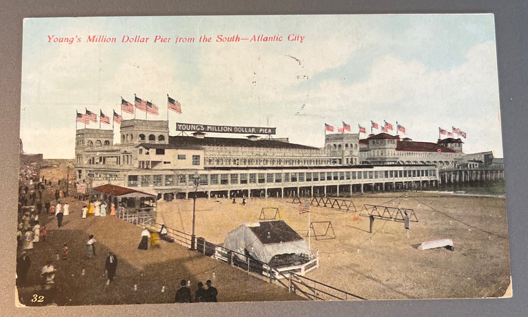 Postcard 1910 Young's Million Dollar Pier Atlantic City NJ Chilton Printing