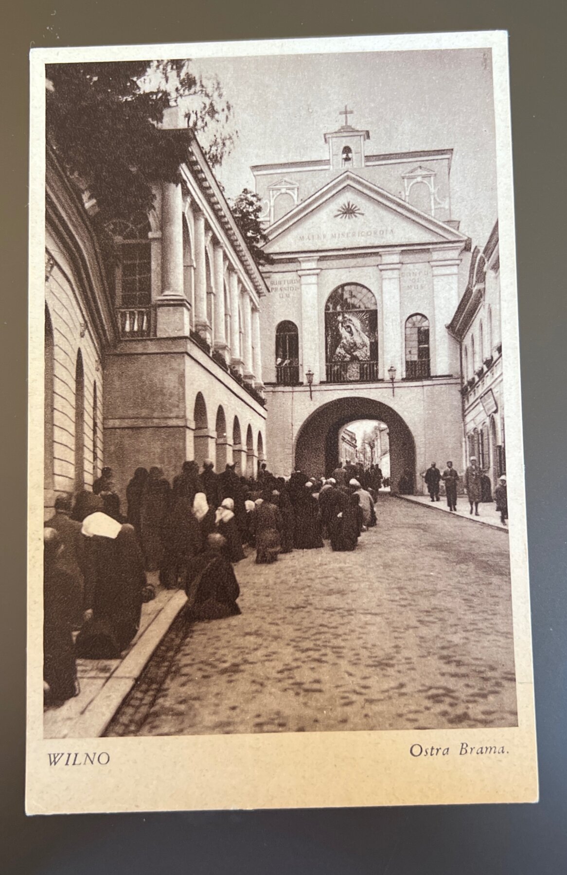 Wilno Ostra Brama Gate of Dawn Poland Lithuania Postcard c1920s