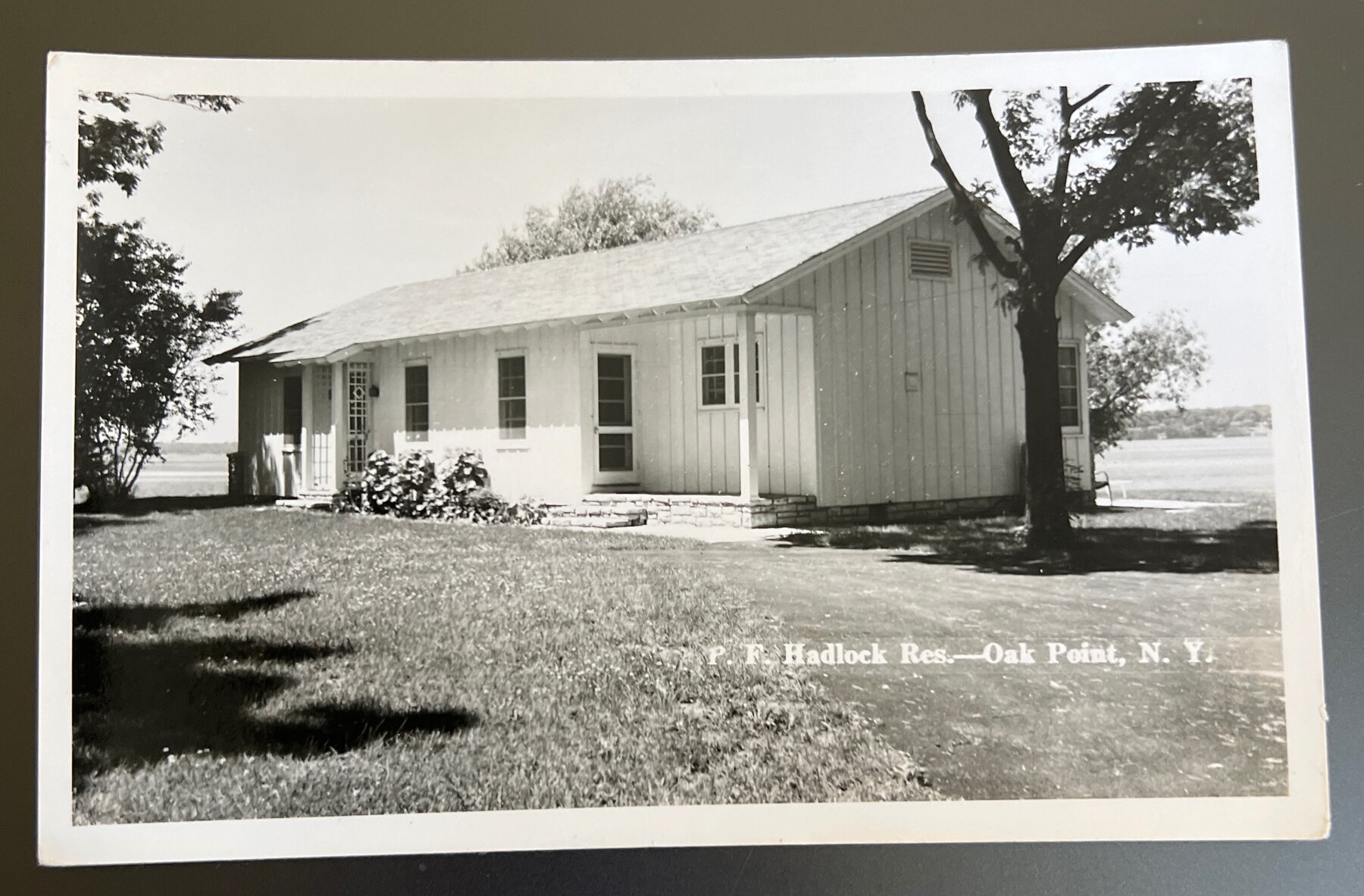 RPPC PF Hadlock Residence Oak Point Hammond NY St Lawrence Postcard c1950