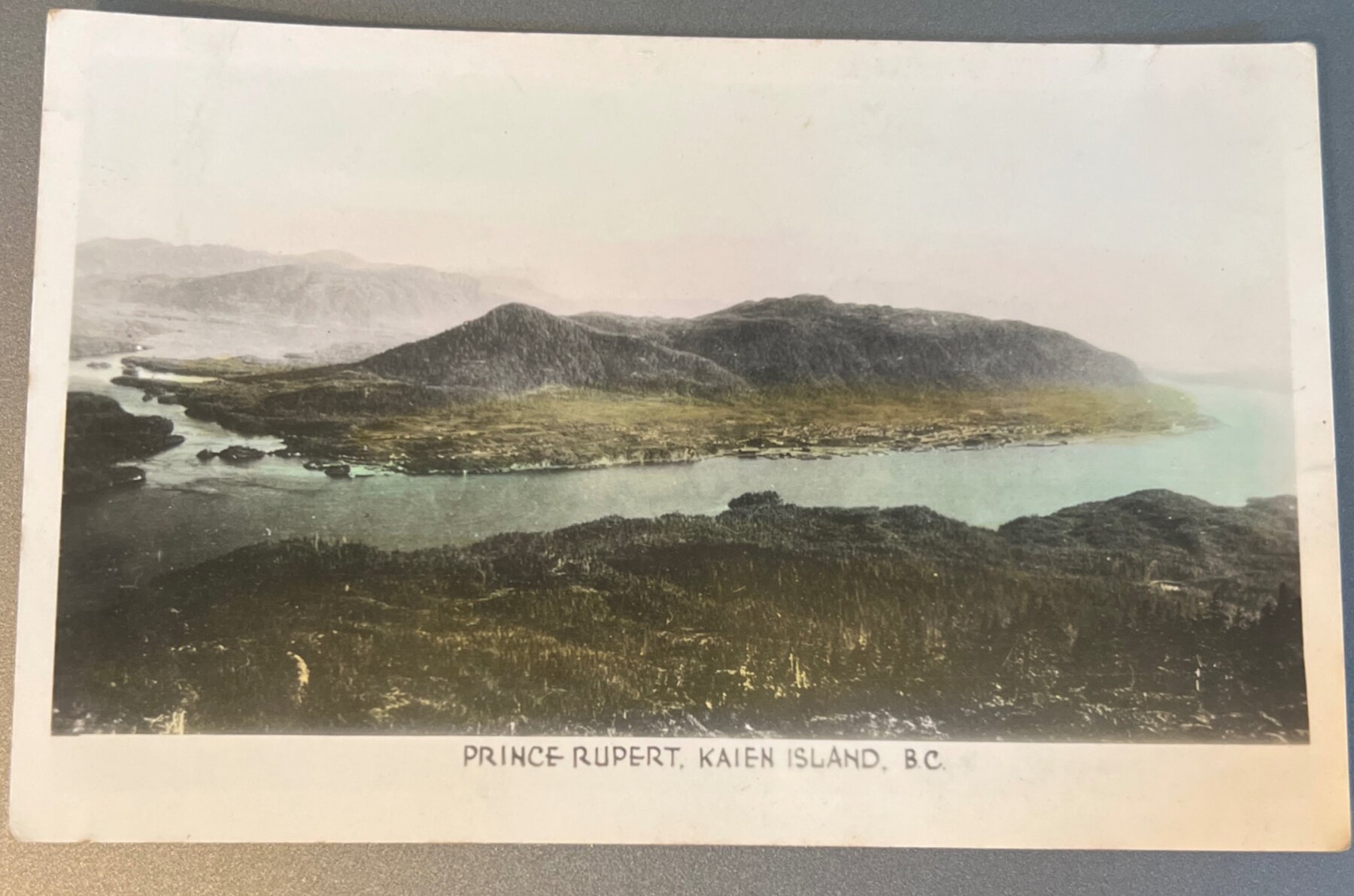 Postcard c1910 Prince Rupert Kaien Island BC Canada Hand-Tinted Gowen Sutton