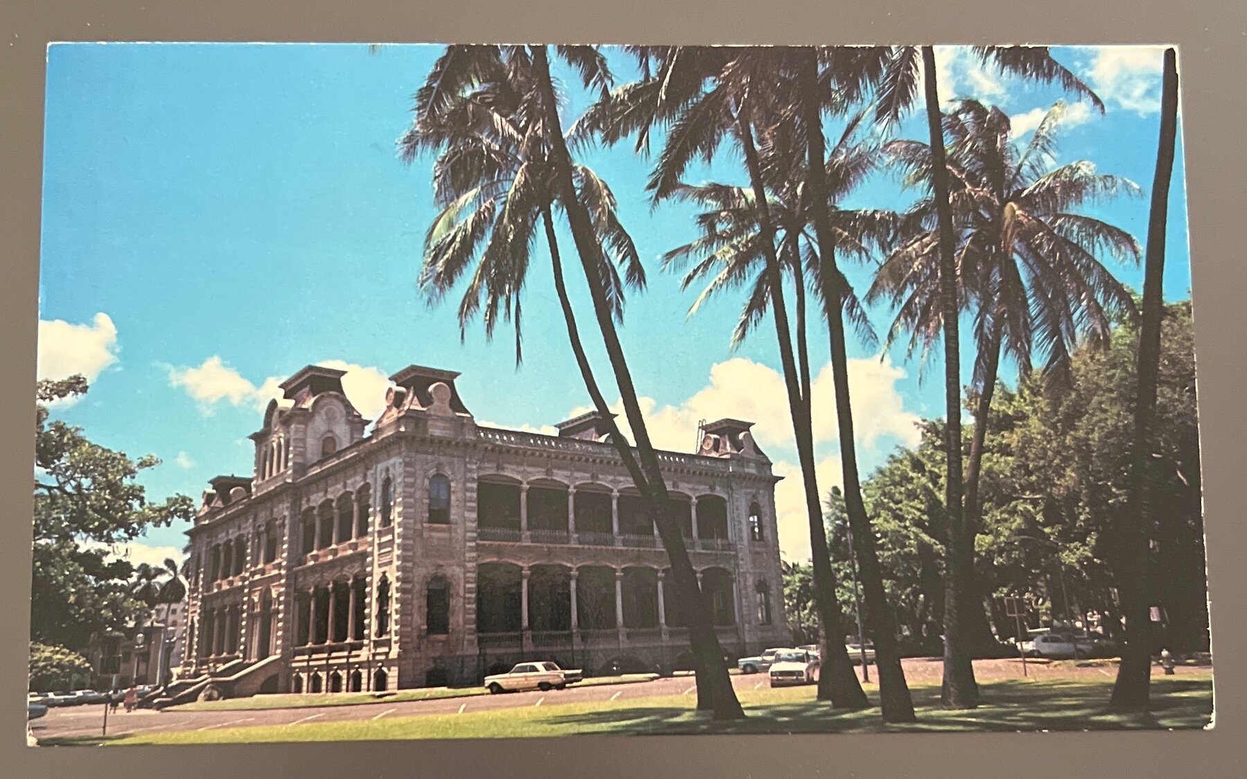 Postcard Iolani Palace Honolulu Hawaii Chrome Unused Only US Royal Palace