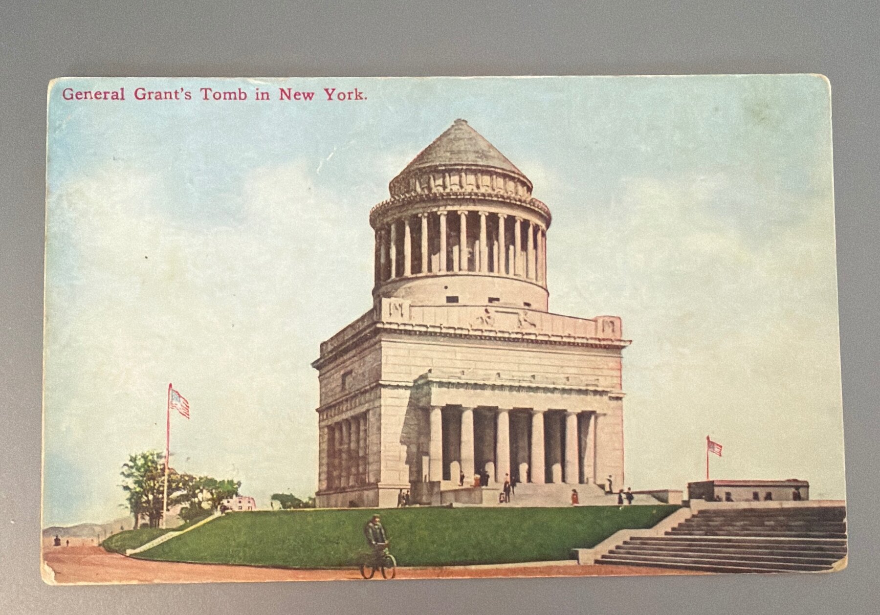 Postcard 1909 General Grant's Tomb New York City Lithograph Used Texas