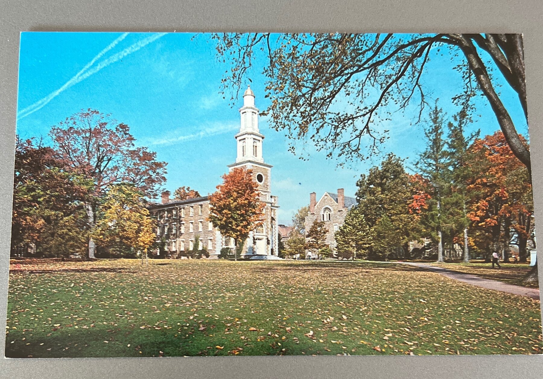 Postcard Hamilton College Chapel Clinton NY Chrome c1960s Unused