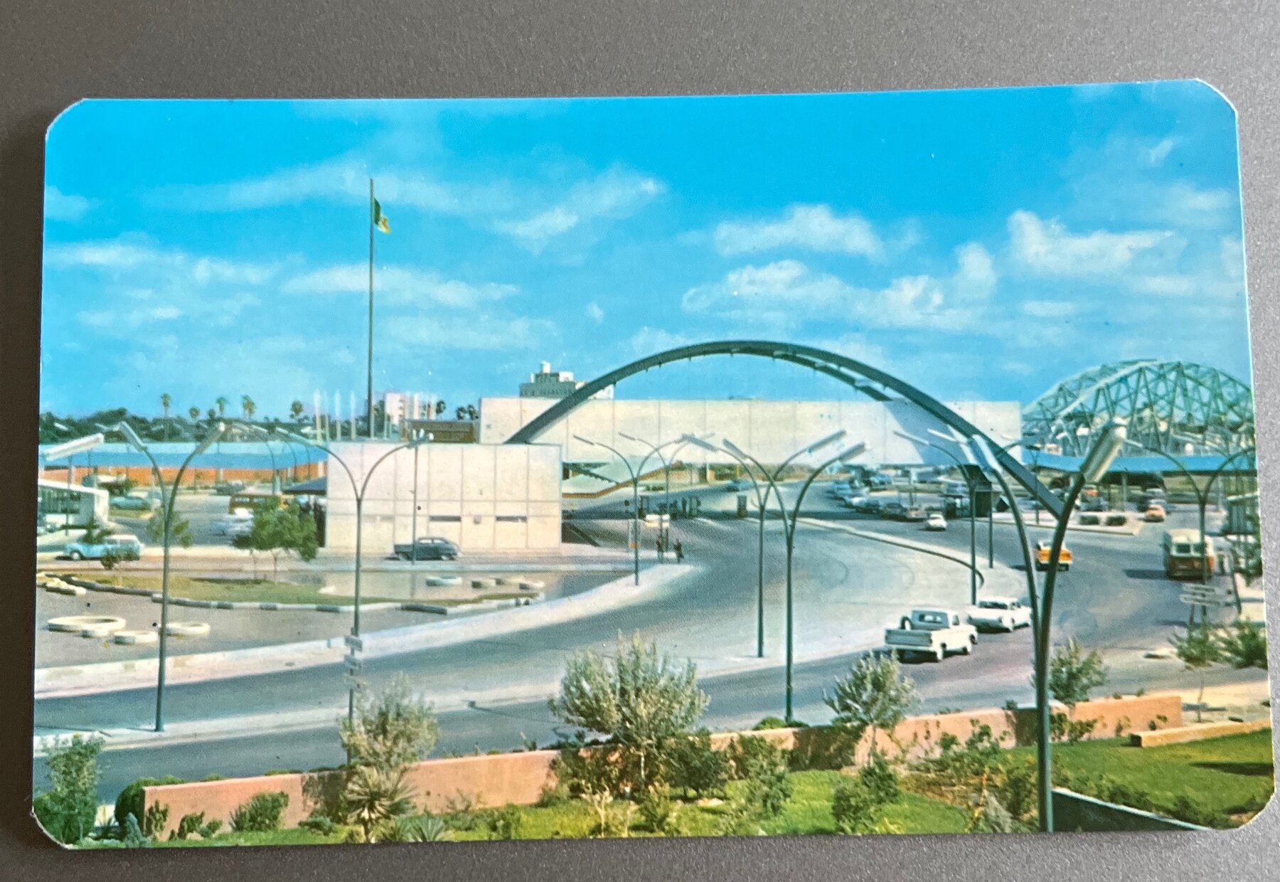 Postcard 1960s Chrome Matamoros Tamaulipas Mexico Door Gateway Arch Unused