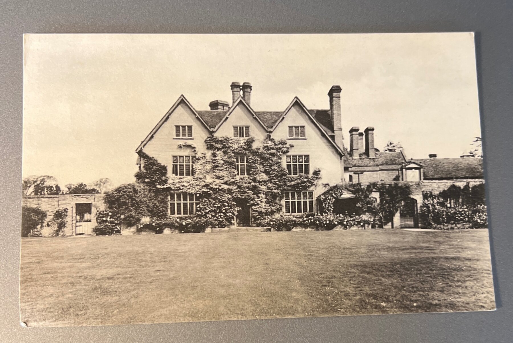 Postcard RPPC Packwood House Warwickshire South Front c1920 NT Property