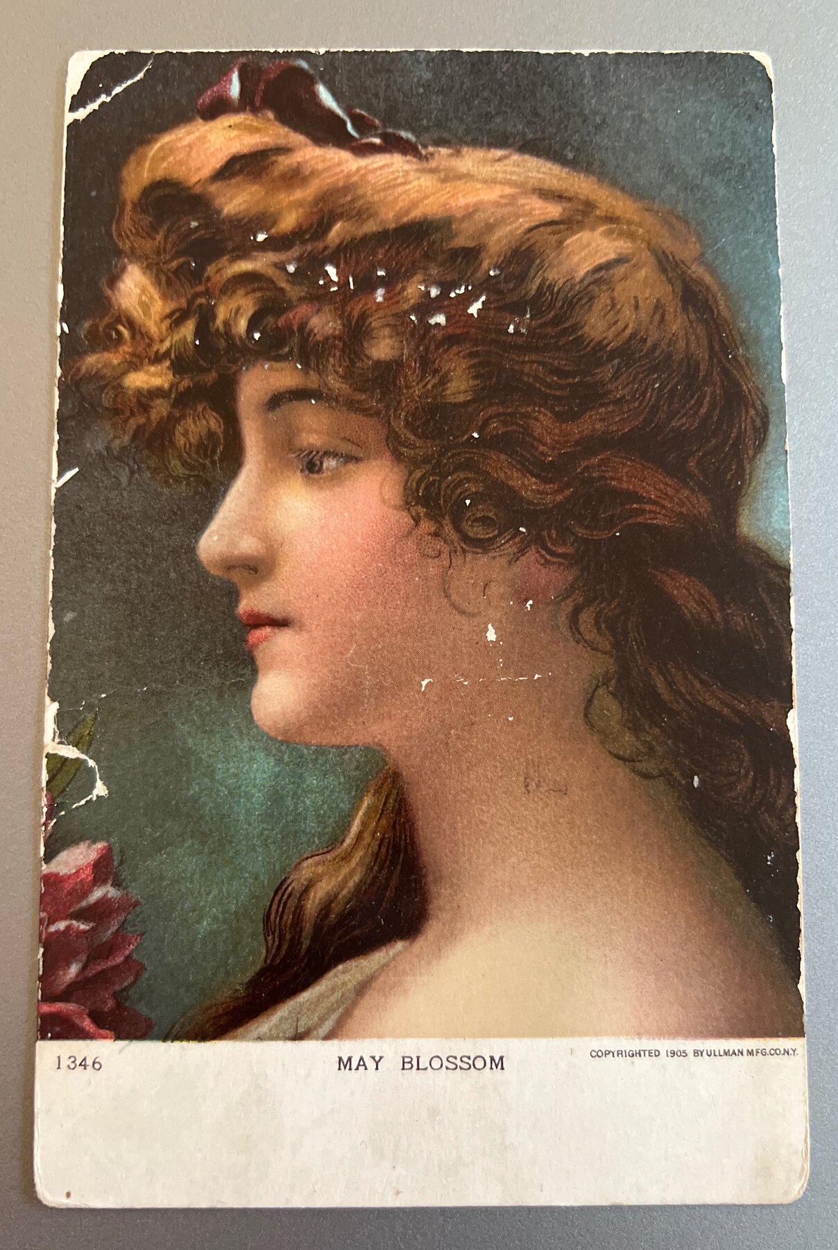 1905 May Blossom Portrait Postcard Ullman Mfg NY Sent Minneapolis to Minnesota
