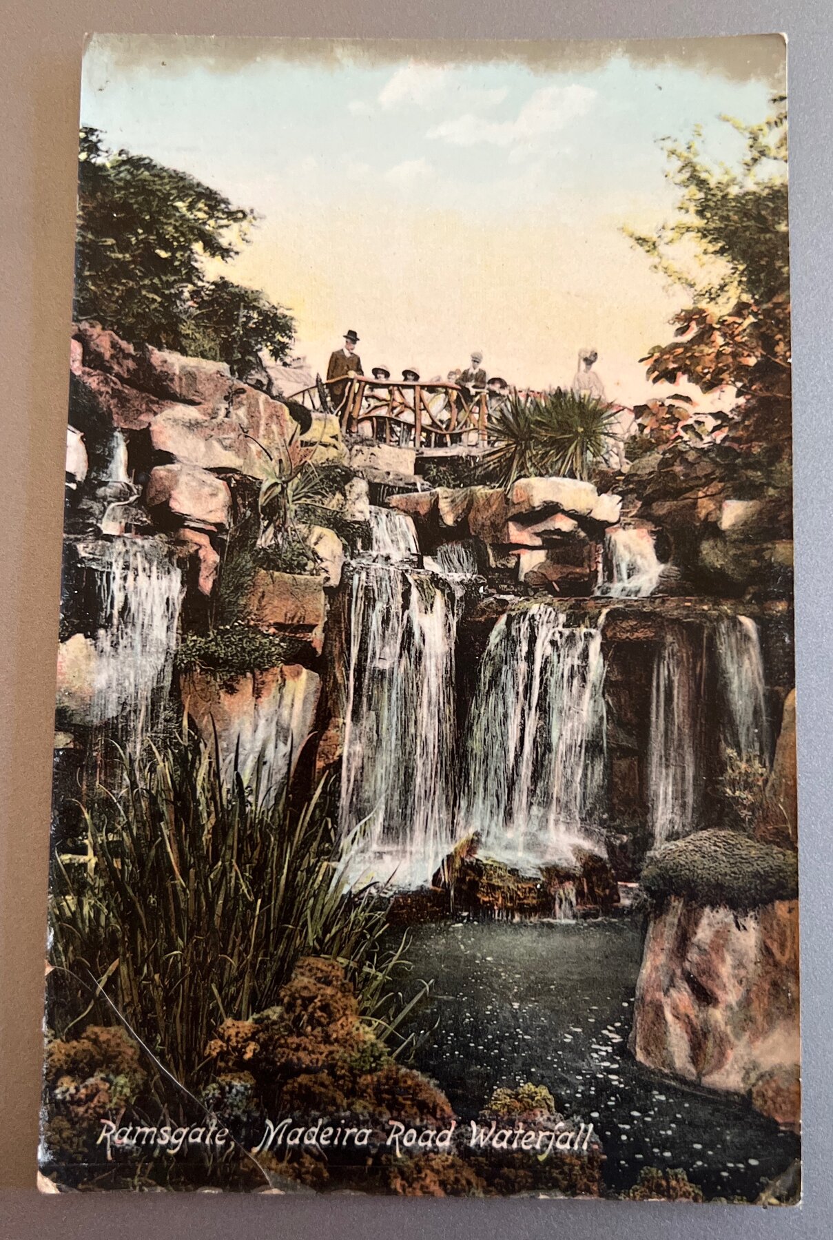 Postcard 1904 Ramsgate Madeira Road Waterfall Kent England Frith's Series