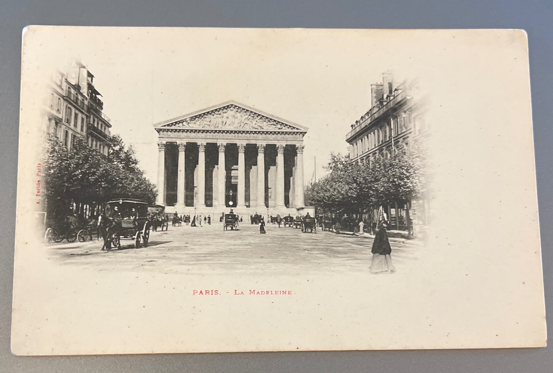 Postcard c1900 Paris La Madeleine Neoclassical Temple A. Taride Unused UDB