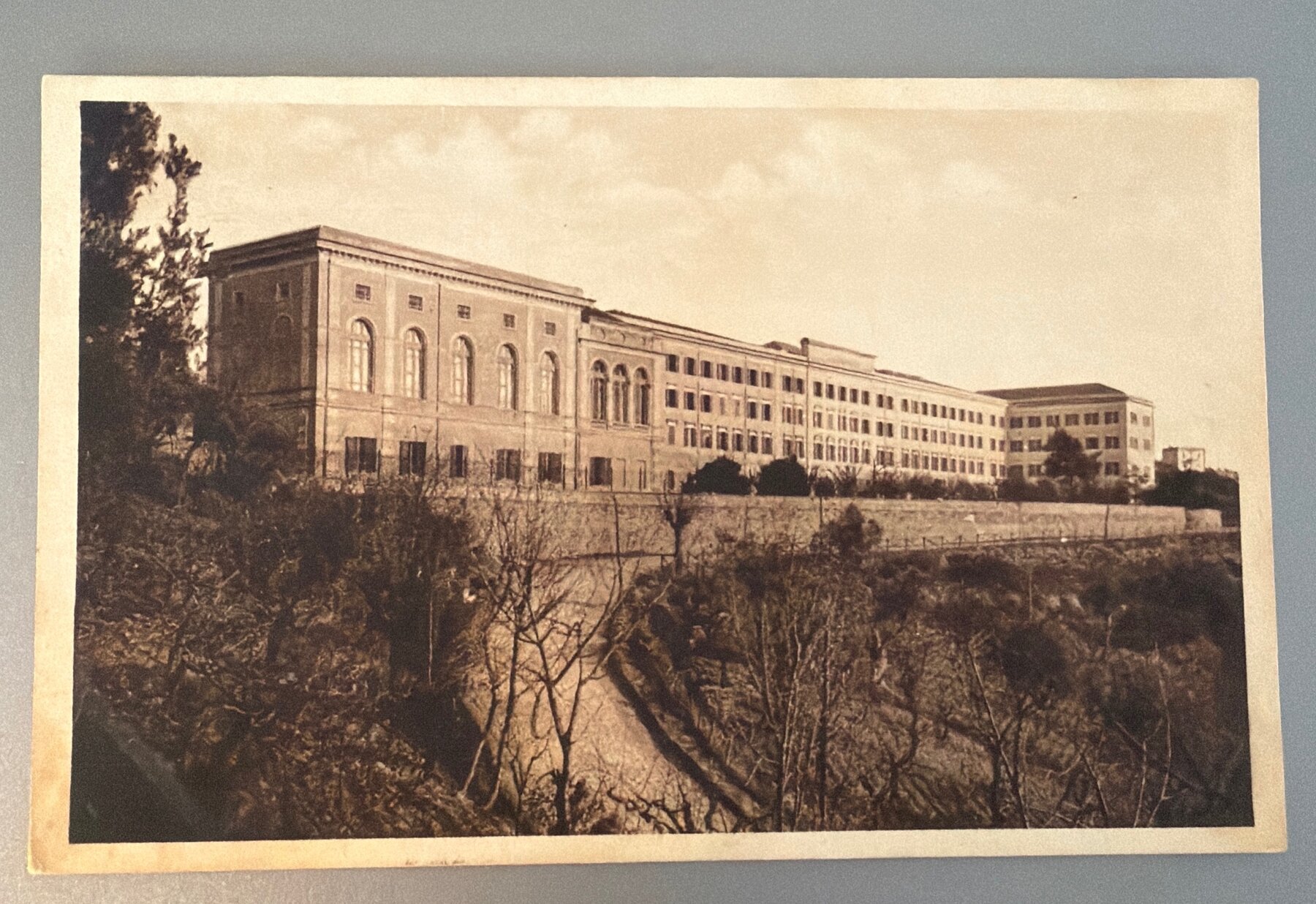 Postcard 1930s Italy Anagni Pontificio Collegio Leoniano Frosinone Mailed NY
