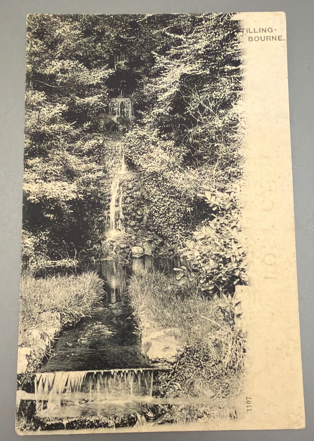 Postcard c1902 Tillingbourne Stream Surrey England Early Undivided Back