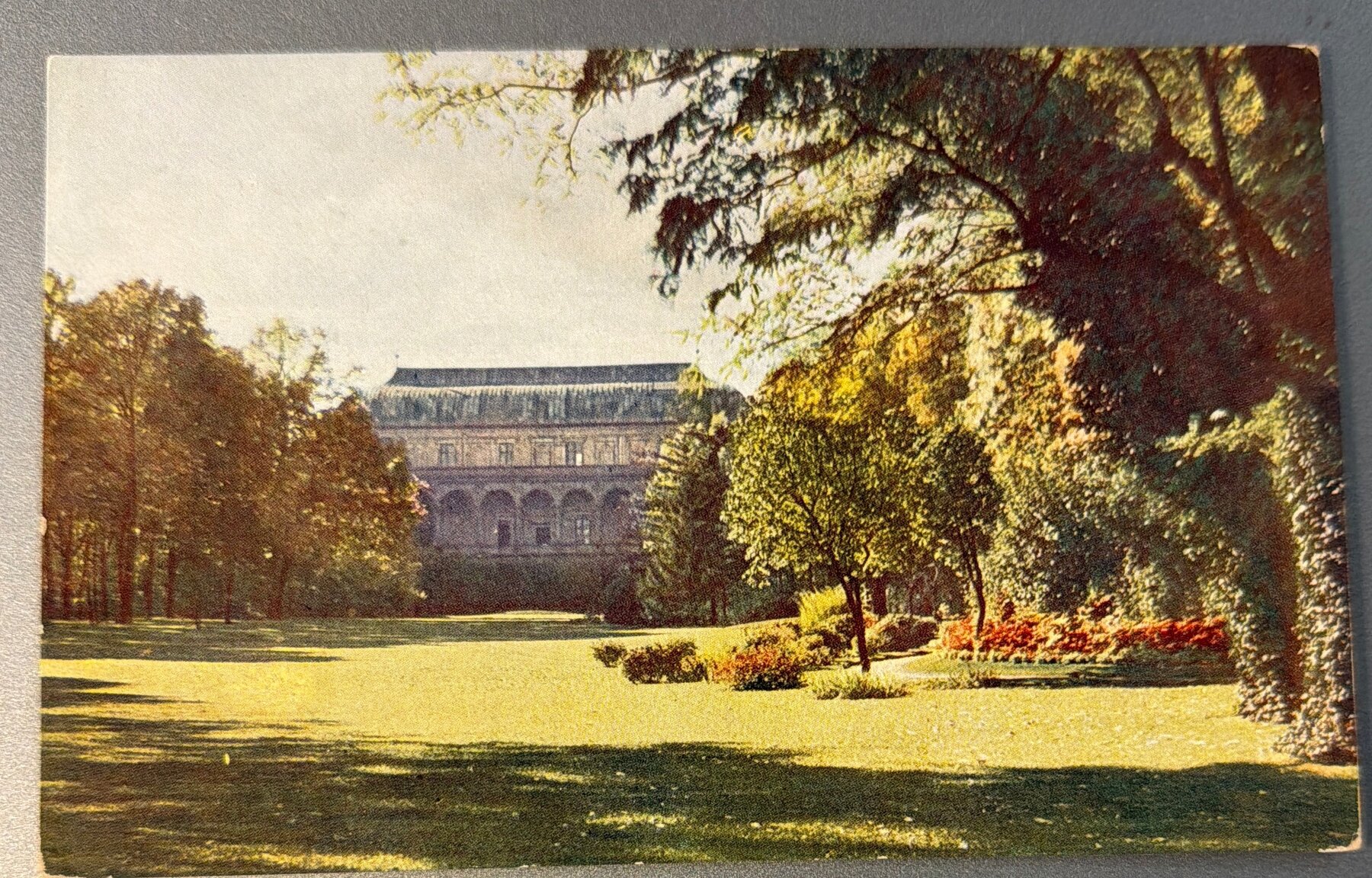Postcard Praha Queen Anne's Summer Palace Garden Letohrádek Minerva Pub Unused
