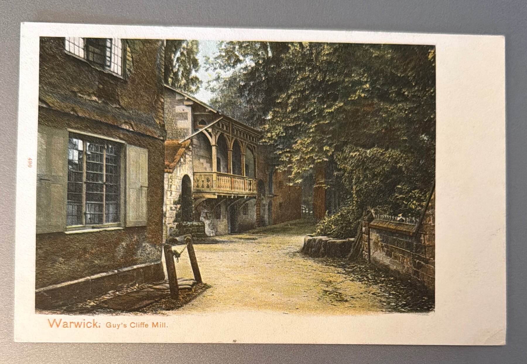 Postcard c1902 UDB Warwick Guy's Cliffe Mill England Peacock Brand